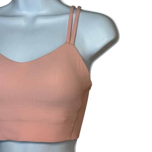 Lululemon Like a Cloud Ribbed Longline Bra Light Support, B/C Cup Dew Pink - Picture 5 of 9
